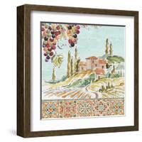 Tuscan Breeze III-Daphne Brissonnet-Framed Art Print