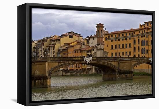 Tuscan Bridge II-Rita Crane-Framed Stretched Canvas