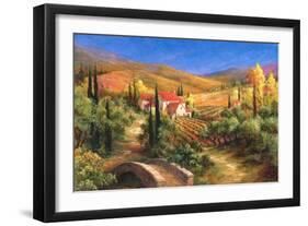 Tuscan Bridge-Art Fronckowiak-Framed Art Print