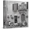 Tuscan Caffe #25-Alan Blaustein-Stretched Canvas
