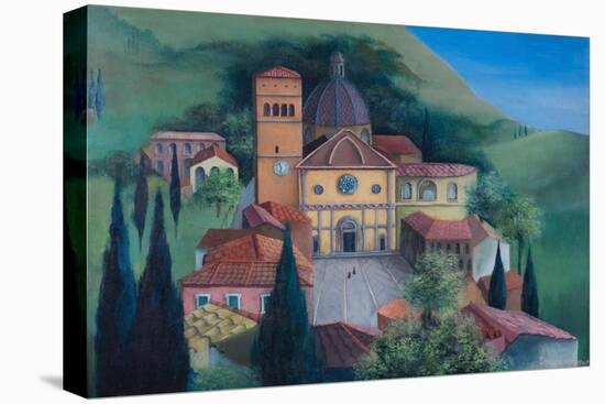 Tuscan Church, 1983-Bettina Shaw-Lawrence-Stretched Canvas