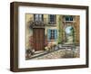 Tuscan Courtyard-Marilyn Dunlap-Framed Art Print