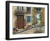 Tuscan Courtyard-Marilyn Dunlap-Framed Art Print