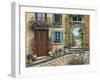 Tuscan Courtyard-Marilyn Dunlap-Framed Art Print