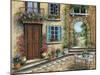 Tuscan Courtyard-Marilyn Dunlap-Mounted Art Print