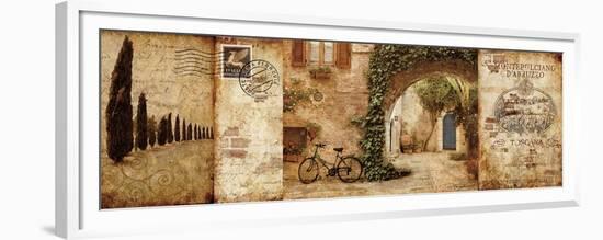 Tuscan Courtyard-Keith Mallett-Framed Premium Giclee Print