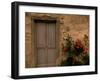 Tuscan Doorway, Castellina, Il Chianti, Tuscany, Italy-Walter Bibikow-Framed Premium Photographic Print