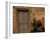 Tuscan Doorway, Castellina, Il Chianti, Tuscany, Italy-Walter Bibikow-Framed Premium Photographic Print