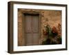 Tuscan Doorway, Castellina, Il Chianti, Tuscany, Italy-Walter Bibikow-Framed Photographic Print