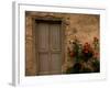 Tuscan Doorway, Castellina, Il Chianti, Tuscany, Italy-Walter Bibikow-Framed Photographic Print