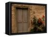 Tuscan Doorway, Castellina, Il Chianti, Tuscany, Italy-Walter Bibikow-Framed Stretched Canvas