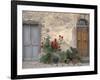 Tuscan Doorway in Castellina in Chianti, Italy-Walter Bibikow-Framed Photographic Print