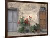 Tuscan Doorway in Castellina in Chianti, Italy-Walter Bibikow-Framed Photographic Print