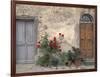 Tuscan Doorway in Castellina in Chianti, Italy-Walter Bibikow-Framed Photographic Print