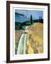 Tuscan Field II-Peter Fiore-Framed Art Print