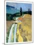 Tuscan Field II-Peter Fiore-Mounted Art Print