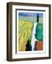 Tuscan Field II-Peter Fiore-Framed Art Print