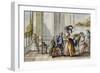 Tuscan Game La Berlina, by a Bicci, Colour, Italy, 18th Century-null-Framed Giclee Print