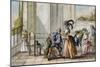 Tuscan Game La Berlina, by a Bicci, Colour, Italy, 18th Century-null-Mounted Giclee Print