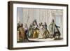 Tuscan Game of Seggo E Seggo Bene, by a Bicci, Colour, Italy, 18th Century-null-Framed Giclee Print