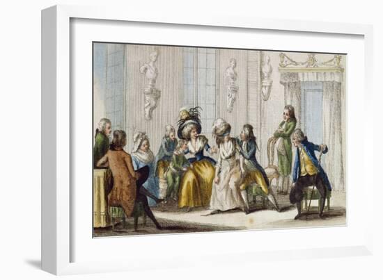 Tuscan Game of Seggo E Seggo Bene, by a Bicci, Colour, Italy, 18th Century-null-Framed Giclee Print