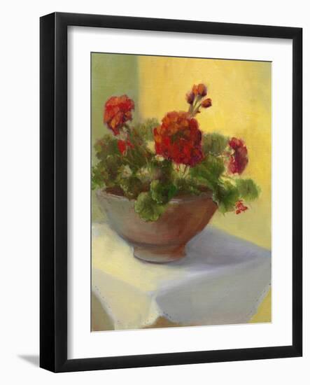 Tuscan Geraniums-Mary Jean Weber-Framed Art Print