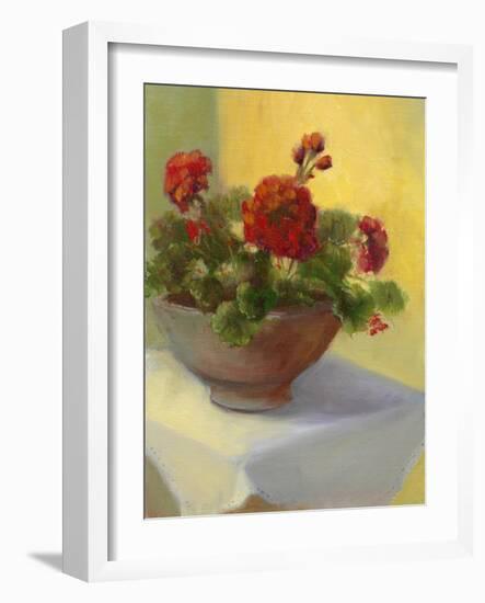 Tuscan Geraniums-Mary Jean Weber-Framed Art Print