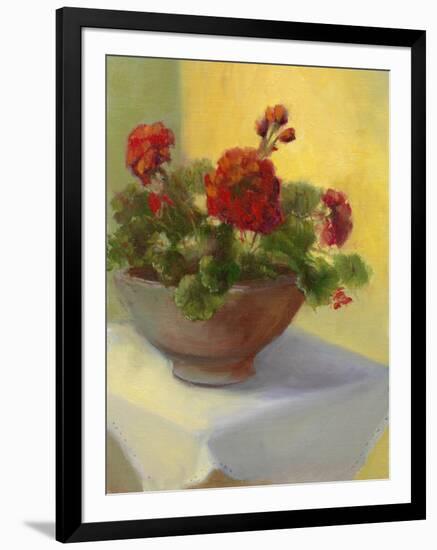 Tuscan Geraniums-Mary Jean Weber-Framed Art Print