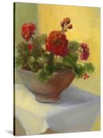 Tuscan Geraniums-Mary Jean Weber-Stretched Canvas