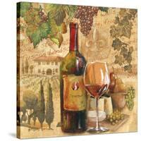 Tuscan Harvest - Wine-Gregory Gorham-Stretched Canvas