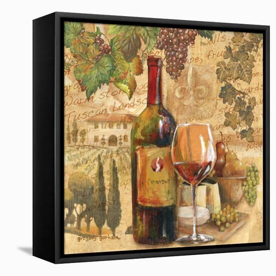 Tuscan Harvest - Wine-Gregory Gorham-Framed Stretched Canvas