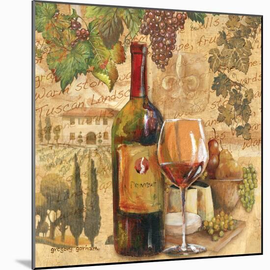 Tuscan Harvest - Wine-Gregory Gorham-Mounted Art Print