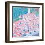 Tuscan Hill Town-Tosh-Framed Art Print