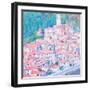 Tuscan Hill Town-Tosh-Framed Art Print