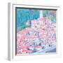 Tuscan Hill Town-Tosh-Framed Art Print