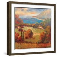 Tuscan Hill View-K. Park-Framed Art Print