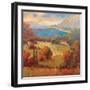 Tuscan Hill View-K. Park-Framed Art Print