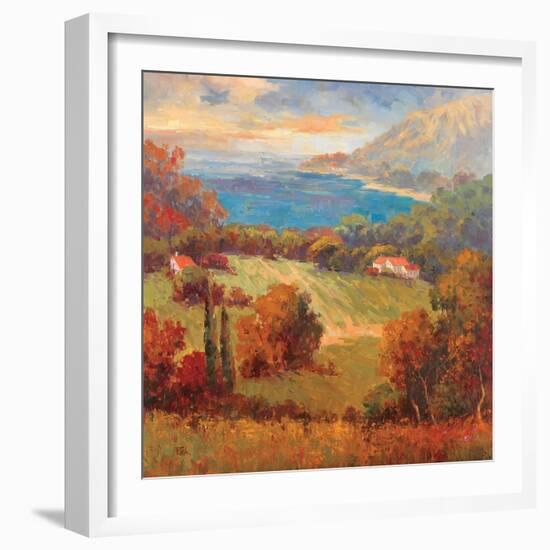 Tuscan Hill View-K. Park-Framed Art Print