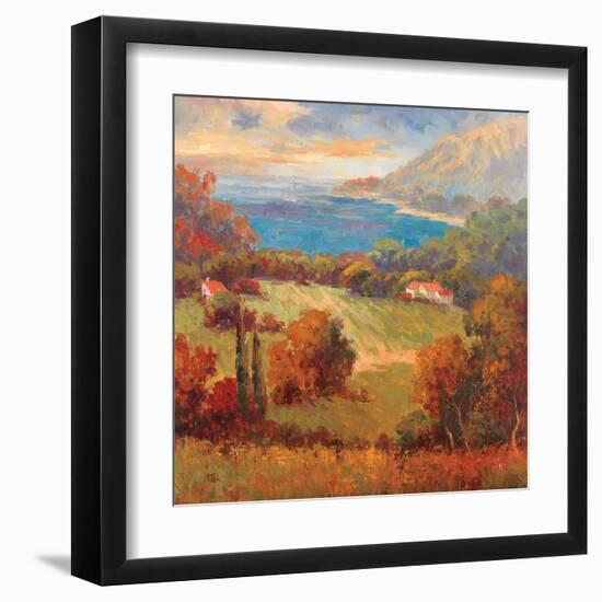 Tuscan Hill View-K. Park-Framed Art Print