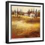 Tuscan Hills-Paul Santiago-Framed Art Print