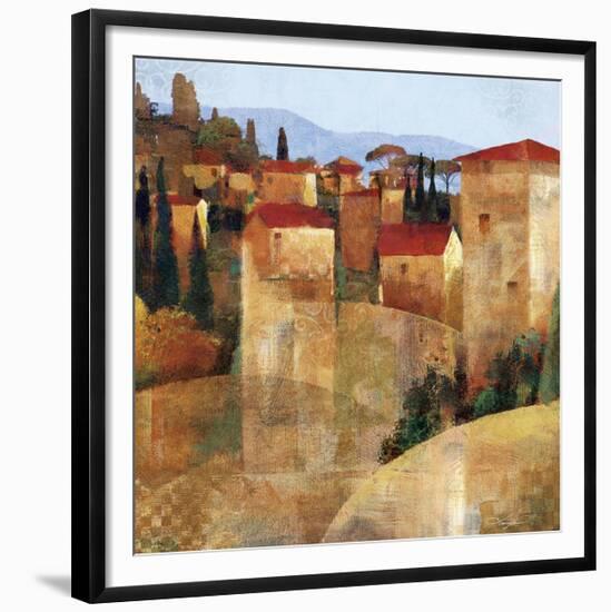 Tuscan Hillside-Keith Mallett-Framed Giclee Print