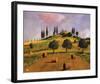 Tuscan Hillside-Judith D'Agostino-Framed Art Print