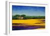 Tuscan Landcape, 2010-Trevor Neal-Framed Giclee Print