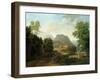 Tuscan Landscape, 1827-Jean Victor Bertin-Framed Giclee Print