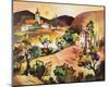 Tuscan Landscape 1-Warren Cullar-Mounted Art Print