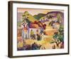 Tuscan Landscape 2-Warren Cullar-Framed Art Print