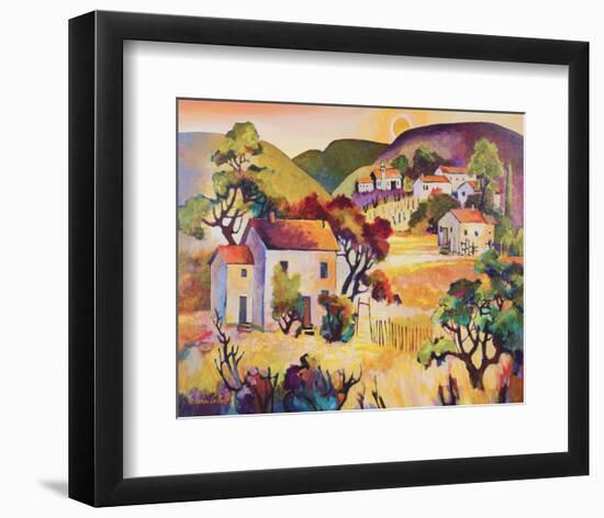 Tuscan Landscape 2-Warren Cullar-Framed Art Print