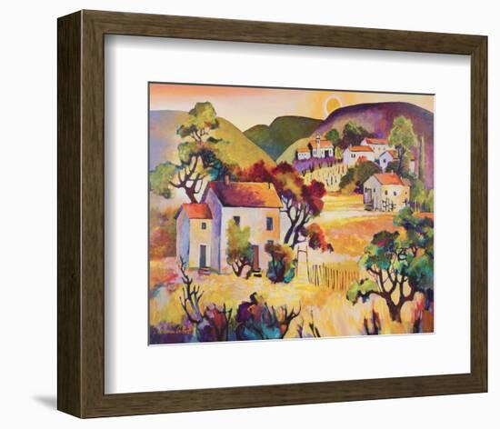 Tuscan Landscape 2-Warren Cullar-Framed Art Print