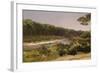 Tuscan Landscape (The River Arno at San Rossore)-Frederic Leighton-Framed Giclee Print