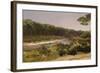 Tuscan Landscape (The River Arno at San Rossore)-Frederic Leighton-Framed Giclee Print